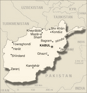 Map of Afghanistan